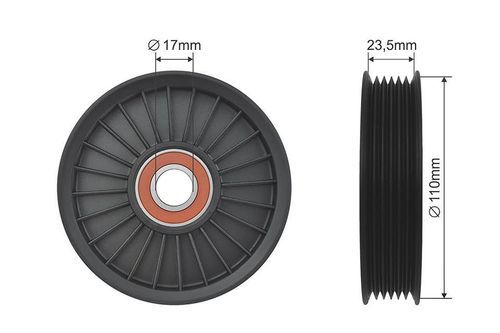 ROLKA NAPINACZA PASKA VW JETTA IV 2014 2015 2016 2017 na Arena.pl