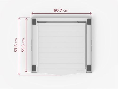 Meliconi Torre Smart L60 Łącznik Pralki Suszarki Uniwersalny z Półką na Arena.pl