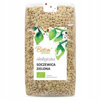 BIO soczewica zielona 100% ekologiczna bez GMO 1kg Batom