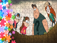 Puzzle tradycyjne - Wodogrzmoty Małe/Gravity Falls