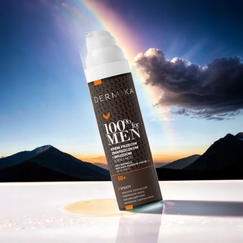 DERMIKA Krem Do Twarzy Dla Mężczyzn 50+ Przeciwzmarszczkowy 100% For Men na Arena.pl