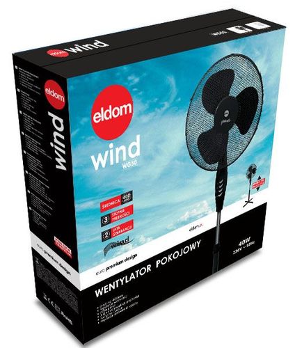 Wentylator stojący ELDOM WG50 biały na Arena.pl