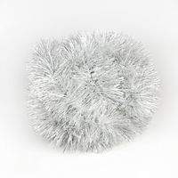 ŁAŃCUCH CHOINKOWY BIAŁY SREBRNY 6 metrów girlanda choinka PERŁOWY 15cm