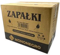 Zapałki krótkie MONONEGRO 1000 pudełek (1000 x ~38szt.) 44mm