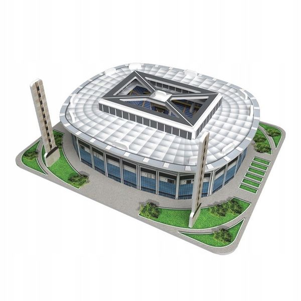 Stadion piłkarski - EURO 2024 - Puzzle 3D 218 elementów zdjęcie 11