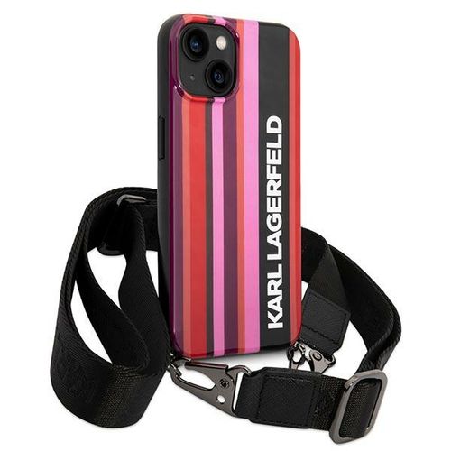 Etui Karl Lagerfeld do iPhone 15, iPhone 14, iPhone 13, Różowy na Arena.pl