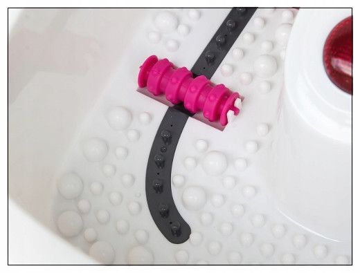 Masażer masaż stóp wodny hydromasażer do nóg podczerwień 4 rolki 3 nasadki zdjęcie 8