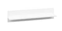 Nowoczesna Półka Wisząca 120 cm Biały Połysk AREKS ML
