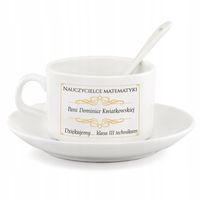 Prezent dla nauczyciela WYCHOWAWCY FILIŻANKA z dedykacją zakończenie roku