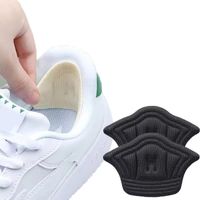 Samoprzylepne zapiętki wkładki do butów ochronne 2 szt. czarne