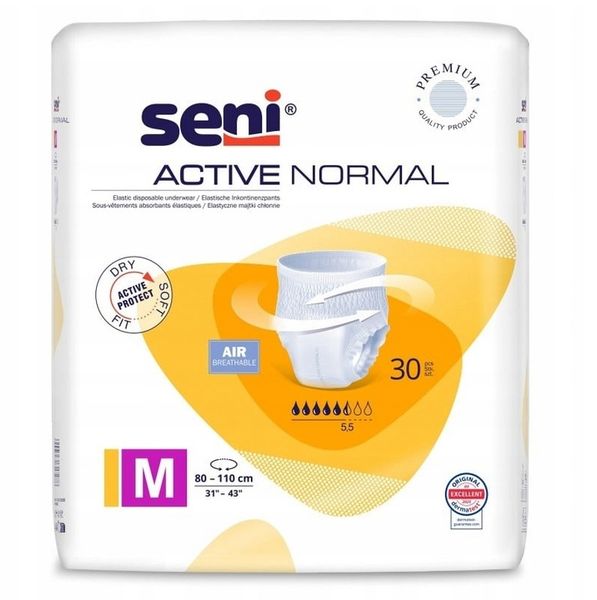 Majtki chłonne Seni Active Normal M 30 sztuk zdjęcie 1