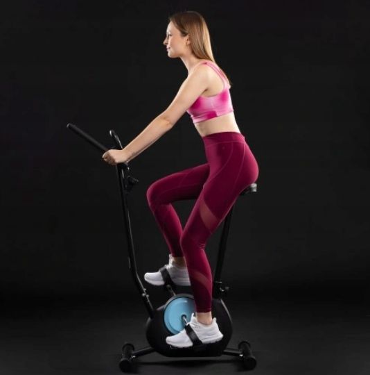 ROWER stacjonarny TRENINGOWY KOMPUTER ROWEREK ATLAS KOMPAKTOWY MAGNETYCZNY zdjęcie 9