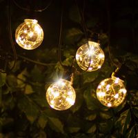 Lampki LED ogrodowe, dekoracyjne girlanda 8m