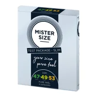 mister size pure feel test pack slim prezerwatywy 47/49/53mm 3 szt.