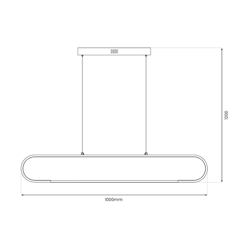 Lampa wisząca FRAME 42W na Arena.pl