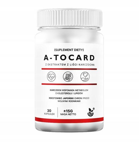 Suplement diety Kapsułki z Karczocha A-Tocard 30 szt. (EAN: 5904689607626) na Arena.pl