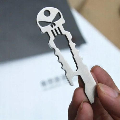 Breloczek do kluczy Czaszka Punisher Multitool Silver Mściciel Symbol Łomik na Arena.pl