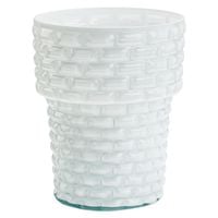 Osłonka szklana storczyk mleczna Cegła