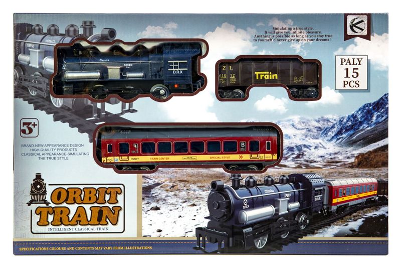 Kolejka Orbit, z dźwiękiem, zestaw 15 elementów zdjęcie 1