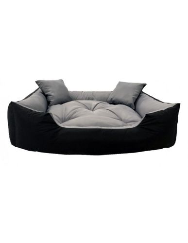 Duże Legowisko Kojec Łóżko Dla Psa Kota 145x115 cm Szare na Arena.pl