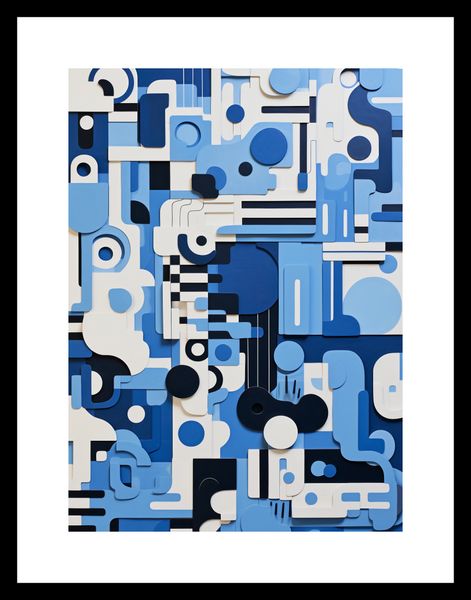 Plakat 20,5x28,4cm Niebieski Labirynt zdjęcie 3