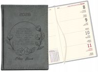 TERMINARZ A6 2026 książkowy Kalendarz PREZENT GRAWER Z CYTATEM IMIENIEM