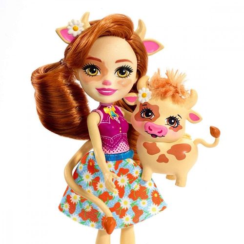 Lalka Enchantimals Cailey Cow + Curdle na Arena.pl