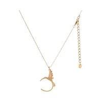 Naszyjnik z koliberkiem zdobionym kryształkiem Preciosa (C25/WIO/05AU)