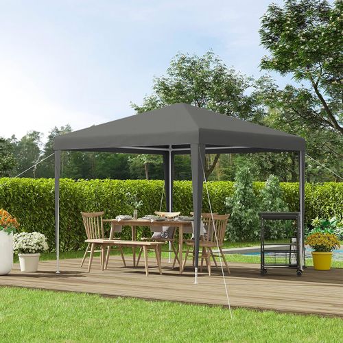 Namiot Ogrodowy Pawilon Handlowy Dach 3x3 M SZARY na Arena.pl