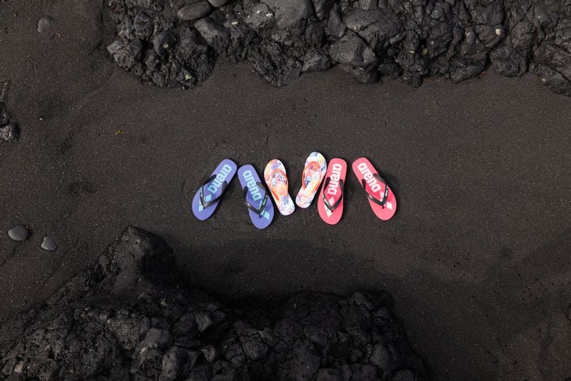 Klapki japonki basenowe plażowe antypoślizgowe Arena Unisex rozmiar 36 zdjęcie 10