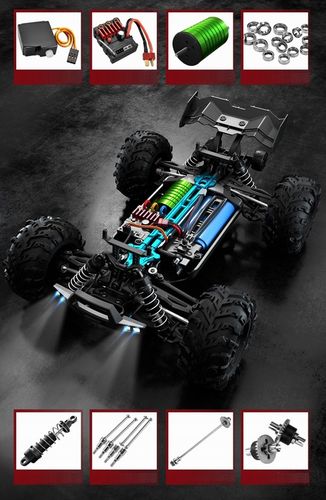 SAMOCHÓD RC BEZSZCZOTKOWY DO 70 KM/H SCY 16101 PRO ZDALNIE STEROWANY 4x4 na Arena.pl