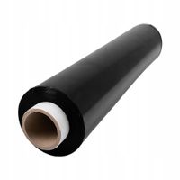2 x FOLIA STRETCH 3KG NETTO STRECZ CZARNY TUBA 0,25kg