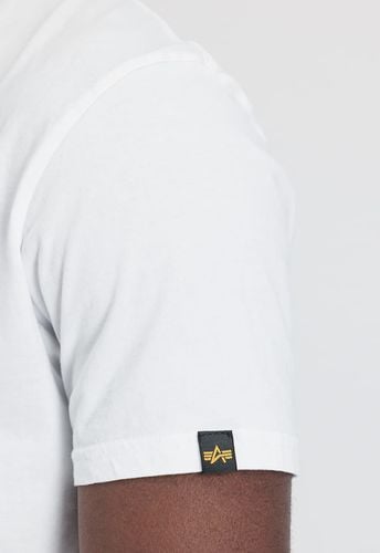 Alpha Industries T-shirt Basic Small Logo 188505 biały 3XL na Arena.pl