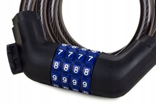 SOLIDNE ZAPIĘCIE ROWEROWE BLOKADA LINKA ROWERU NA SZYFR ANTYKRADZIEŻOWE na Arena.pl