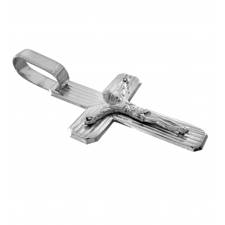 SREBRNY KRZYŻ Z JEZUSEM SREBRO PRÓBY 925 zdjęcie 2