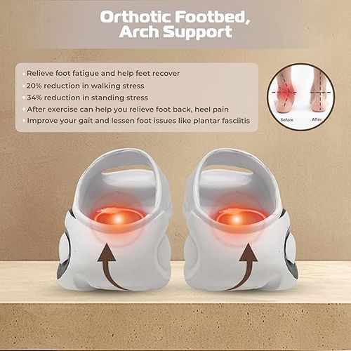 Sandały Klapki Unisex Piankowe Eva Wodoodporne Białe Rozmiar 40 41 na Arena.pl