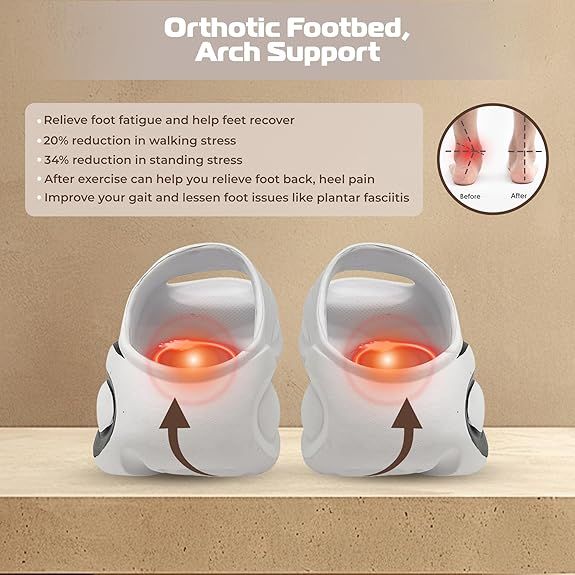 Sandały Klapki Unisex Piankowe Eva Wodoodporne Białe Rozmiar 40 41 zdjęcie 4