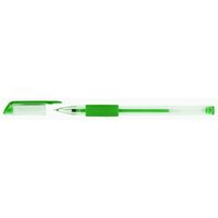 długopis żelowy z gum uchwy zielon 0,5mm 5682 a'50