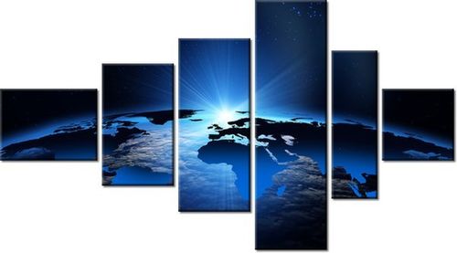 100CM 180CM OBRAZ 6 ELEM ŚCIENNY na Arena.pl