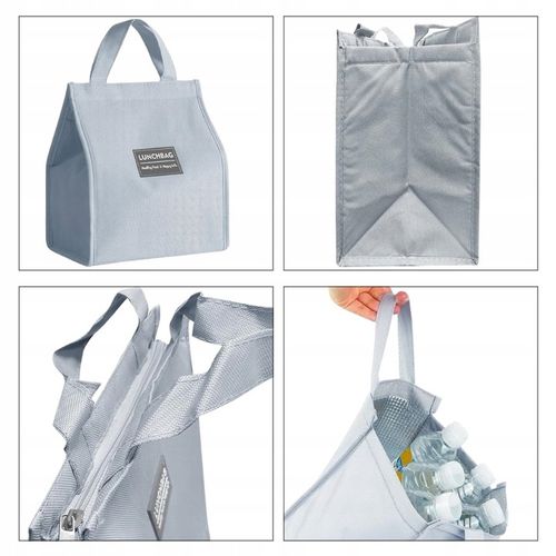 TORBA TERMICZNA Z UCHWYTEM IZOLACYJNA WODOODPORNA LUNCH BOX SZARA 10 L na Arena.pl