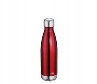 Butelka termiczna, stalowa czerwona, 500 ml