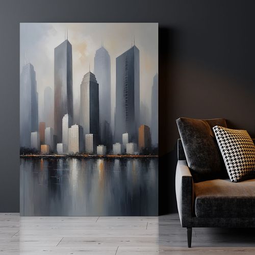 Obraz na płótnie miasto sklep z obrazami 70x100 cm na Arena.pl