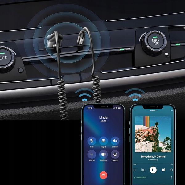 UGREEN TRANSMITER ADAPTER SAMOCHODOWY USB BLUETOOTH 5.0 KABEL AUX zdjęcie 4