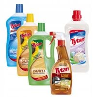 Mega zestaw do mycia podłóg i mebli Tytan PROMO