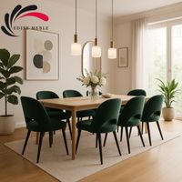 Krzesło Tapicerowane Premium KL-5 Chłodna Zieleń Piano 24