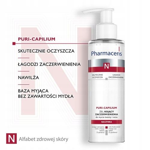 Pharmaceris N Puri-Capilium, żel na zaczerwienienia twarzy i oczu, 190 ml na Arena.pl