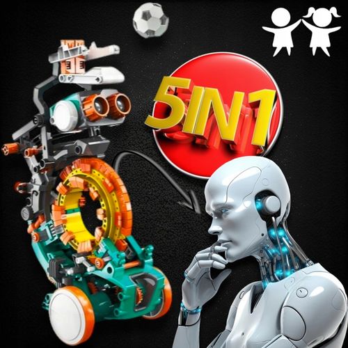 Robot Kodujący 5w1 kreatywna zabawka edukacyjna PREZENT DLA CHŁOPCA na Arena.pl