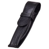 Piórnik skórzany 064K Czarny KEMER