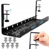 ORGANIZER DO KABLI PRZEWODY MASKOWNICA REGULOWANA PÓŁKA UCHWYT NA