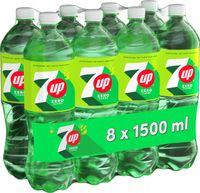 Napój gazowany 7UP Free Zero cukru o smaku cytrusowym butelka 8x1,5l